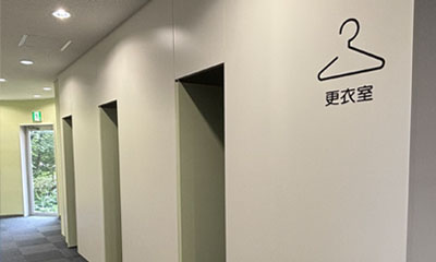 写真:更衣室